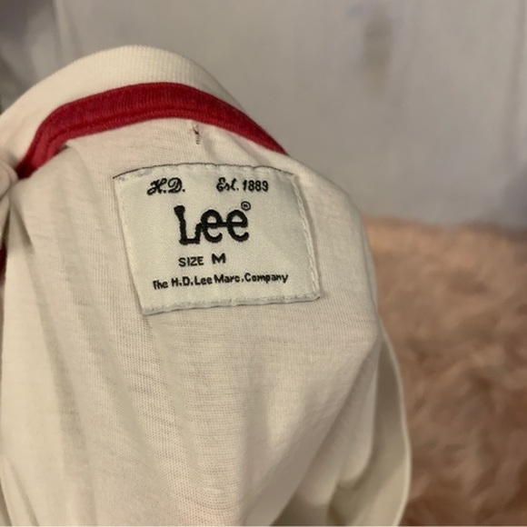 Lee Sunset Riot Graphic Tshirt Woman’s White - Picture 2 of 7